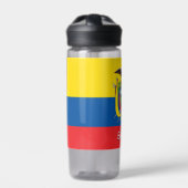 Ecuador Flasche, patriotische Ecuador-Flagge Trinkflasche (Vorderseite)