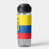 Ecuador Flasche, patriotische Ecuador-Flagge Trinkflasche (Rückseite)
