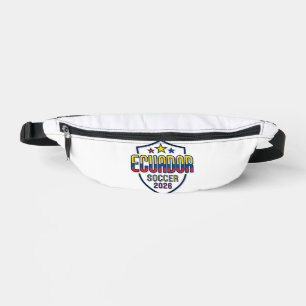 Ecuador Fußball 2026 Fußball Fett Landestypografie Bauchtasche