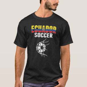 Ecuador Fußball-Ball im Netz Ecuadors Fußball Su T-Shirt
