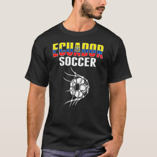 Ecuador Fußball im Netz  Ecuadorianische Fußballan T-Shirt