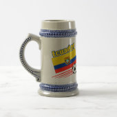 Ecuador-Fußball-Team Bierglas (Links)