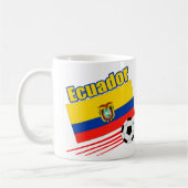 Ecuador-Fußball-Team Kaffeetasse (Links)