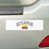 Ecuador-Fußballentwurf Autoaufkleber (Auf Auto)