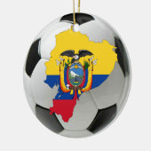 Ecuador-Fußballfußballverzierung Keramikornament (Links)