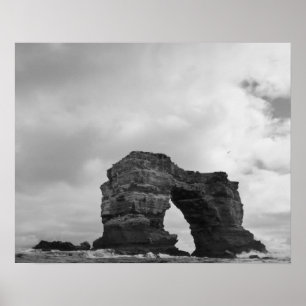 Ecuador, Galapagos-Inseln, Darwin Island, Waves Poster