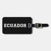 Ecuador Gepäckanhänger (Vorderseite horizontal)