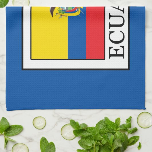 Ecuador Geschirrtuch (Gefaltet)