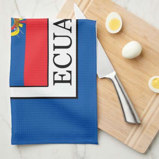 Ecuador Geschirrtuch (Viertel Falte)