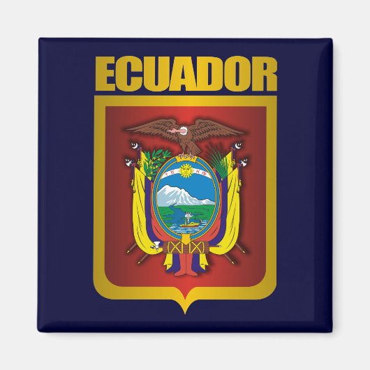 "Ecuador Gold" Magnet (Vorne)