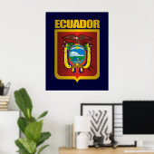 "Ecuador Gold" Poster (Heimbüro)