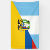 Ecuador Guatemala - Halbfahndungsland Banner (Vertikal)