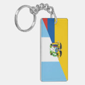 Ecuador Guatemala - Halbfahndungsland Schlüsselanhänger (Vorderseite links)