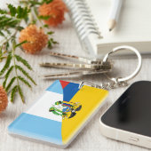 Ecuador Guatemala - Halbfahndungsland Schlüsselanhänger (Vorderseite rechts)