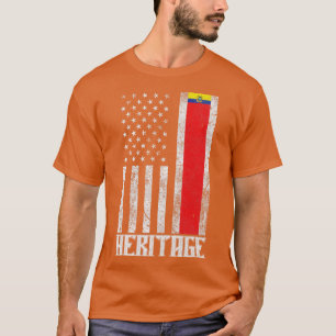 Ecuador - Hispanische Flagge für das Kulturerbe 1 T-Shirt