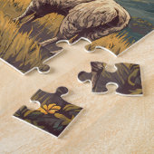 Ecuador Illustration Reise Kunst Vintage Puzzle (Seite)