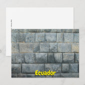 Ecuador Inca-Wandkarte (Vorne/Hinten)