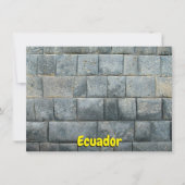 Ecuador Inca-Wandkarte (Vorderseite)
