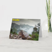 Ecuador Karte (Vorderseite)
