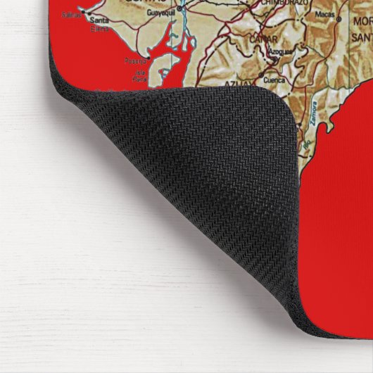 Ecuador-Karte Mousepad (Ecke)