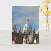 Ecuador - Kathedrale der Unbefleckten Empfängnis Karte (Gelbe Blume)
