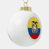 Ecuador Keramik Kugel-Ornament (Links)
