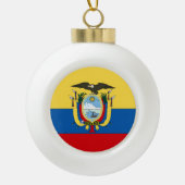 Ecuador Keramik Kugel-Ornament (Vorderseite)
