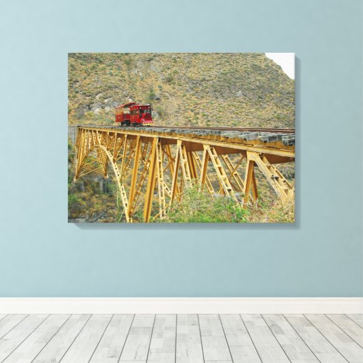 Ecuador Leinwanddruck (Insitu (Holzboden))