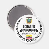 Ecuador Magnet (Vorderseite/Rückseite)
