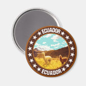Ecuador Magnet (Vorderseite/Rückseite)
