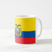 Ecuador-Nationalflagge Kaffeetasse (VorderseiteRechts)