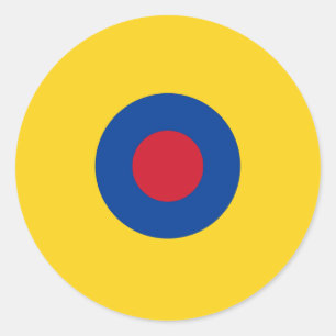 Ecuador-Nationalflagge-Symbol Militär Runder Aufkleber