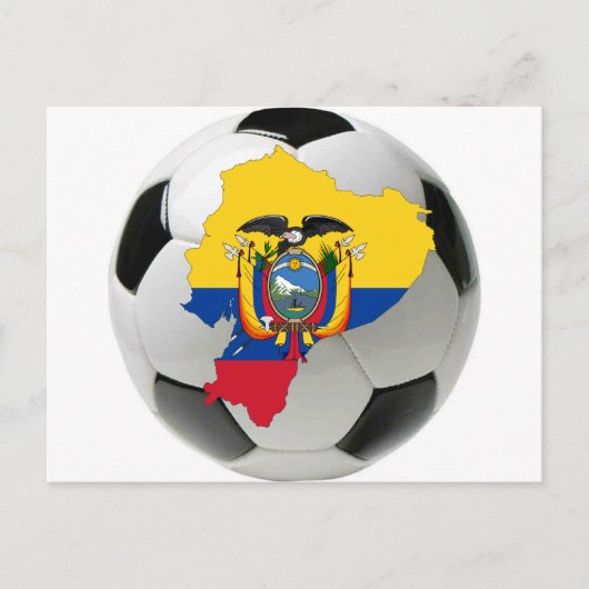 Ecuador-Nationalmannschaft Postkarte (Vorderseite)