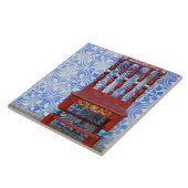 Ecuador. Oberstadt von Otavalo. Historisch Fliese (Seite)