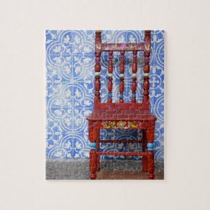 Ecuador. Oberstadt von Otavalo. Historisch Puzzle