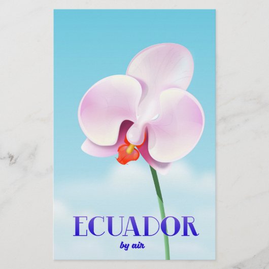 Ecuador-Orchideen Briefpapier (Vorderseite)