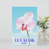 Ecuador-Orchideen Briefpapier (Stehend Vorderseite)