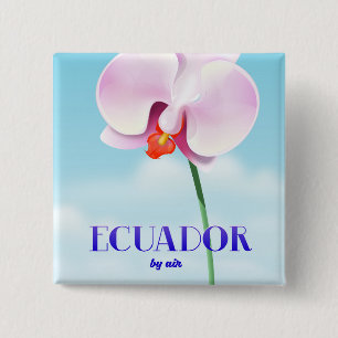 Ecuador-Orchideen Button