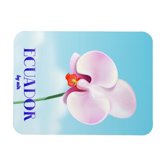 Ecuador-Orchideen Magnet (Horizontal)