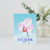 Ecuador-Orchideen Postkarte (Stehend Vorderseite)