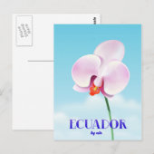Ecuador-Orchideen Postkarte (Vorne/Hinten)