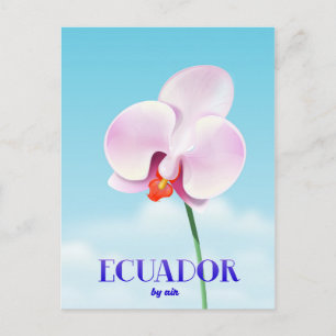 Ecuador-Orchideen Postkarte