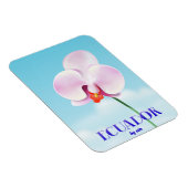 Ecuador Orchideen-Reiseposter Magnet (Rechte Seite)