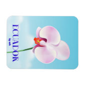 Ecuador Orchideen-Reiseposter Magnet (Horizontal)