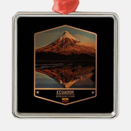 Ecuador Ornament Aus Metall (Vorne)