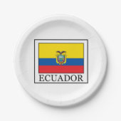 Ecuador Pappteller (Vorderseite)