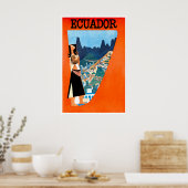 Ecuador-Plakat Poster (Küche)