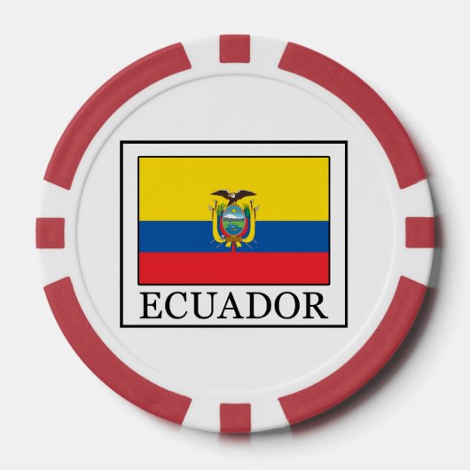 Ecuador Pokerchips (Vorderseite)