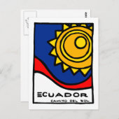 Ecuador Postcard Postkarte (Vorne/Hinten)