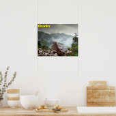 Ecuador Poster (Küche)